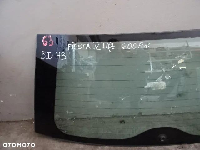 SZYBA TYŁ KLAPY FORD FIESTA V LIFT 05-08 NR63 - 2