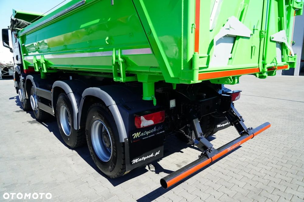 MAN TGS 35.470 / 8x4 / WYWROTKA 2 STRONNA / HYDROKLAPA / HYDROBURTA / BORDMATIK / OPONY 100% / NAVI RIO / EURO 6 - 24
