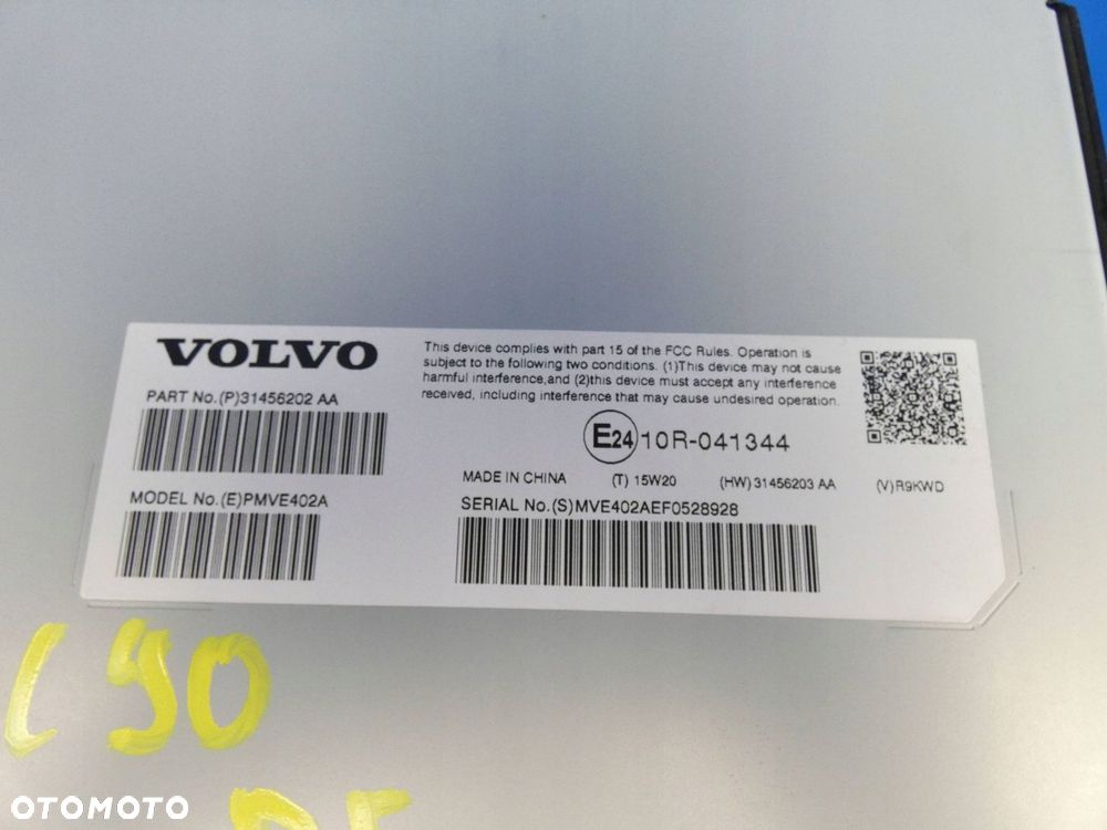 VOLVO XC90 II XC60 II V90 S90 WZMACNIACZ RADIA AUDIO - 2