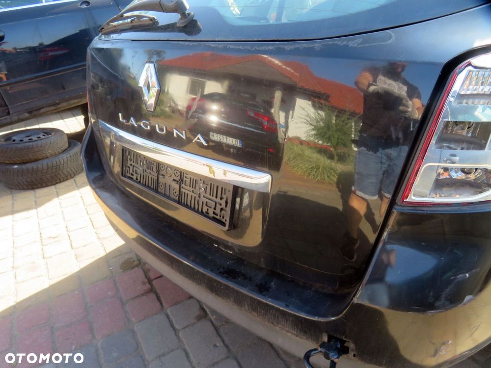 KLAPA BAGAŻNIKA TYLNA LAGUNA III PH1 KOMBI NV676  CZARNY RENAULT 2007-2012 - 4