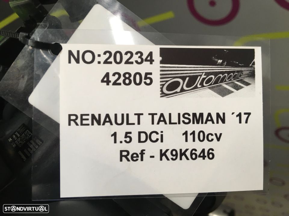 Motor Renault Talisman 1.5 dCi 110 Cv de 2017 - Ref: K9K646- NO20234 - 7