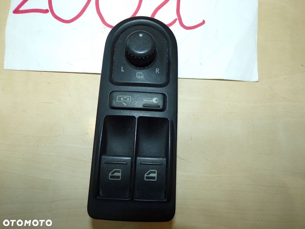 VW T5 CARAVELLE MULTIVAN 04- PANEL WŁĄCZNIK SZYB I LUSTEREK 7H5959539G - 2