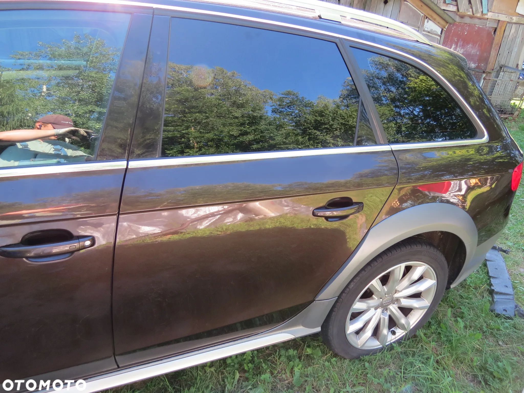 DRZWI LEWY TYŁ TYLNE LZ8W AUDI A4 B8 AVANT KOMBI - 1