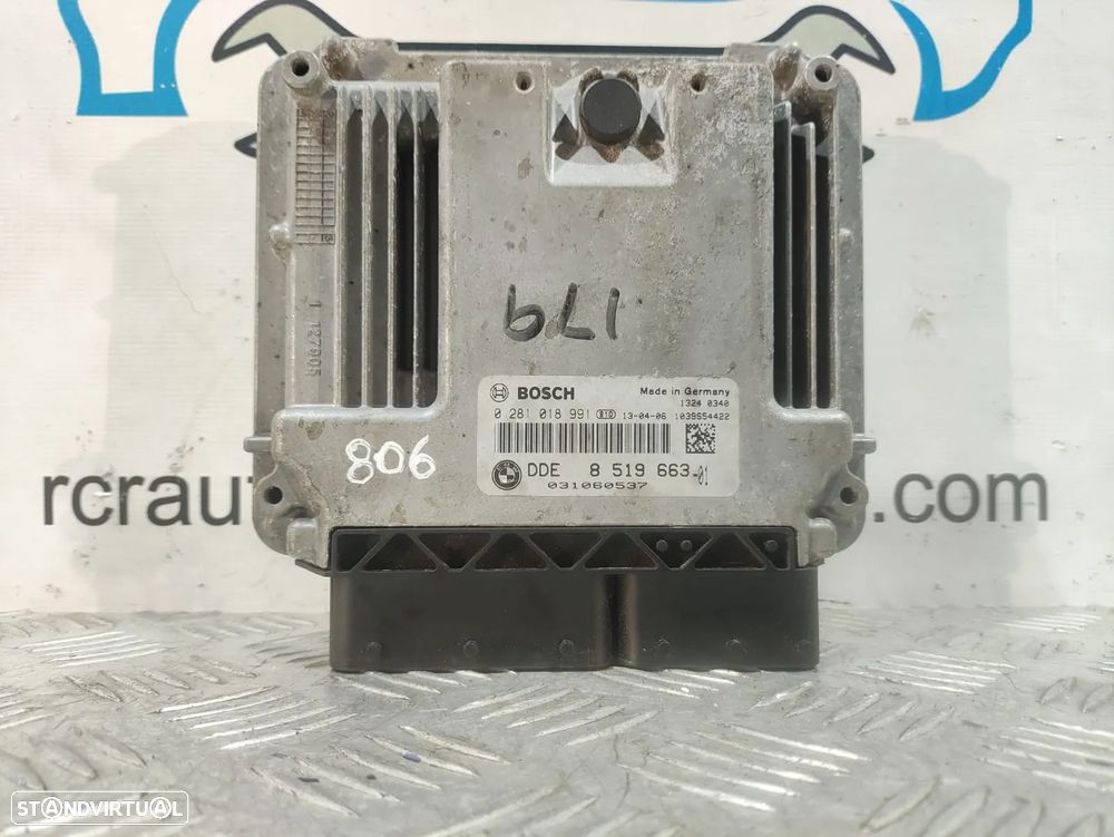 Centralina ECU Motor Bosch / BMW / Mini - 8519663 | 0281018991 - R55 R56 R57 R58 R59 R60 R61 LCI - 5