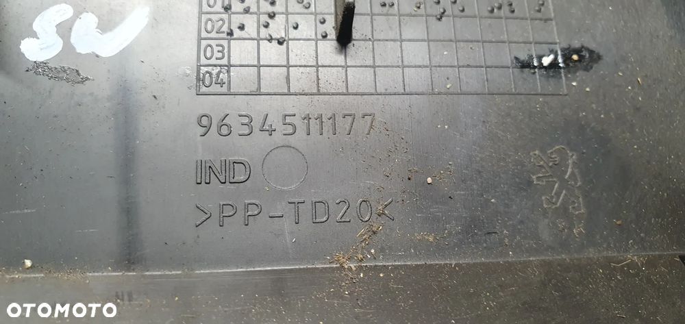 Kratka nawiewu powietrza środkowa Peugeot 307 9634511177 - 4