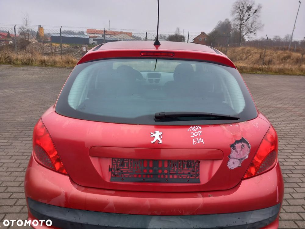 PEUGEOT 207 KLAPA BAGAŻNIKA TYLNA TYŁ KOLOR: EKQ - 1