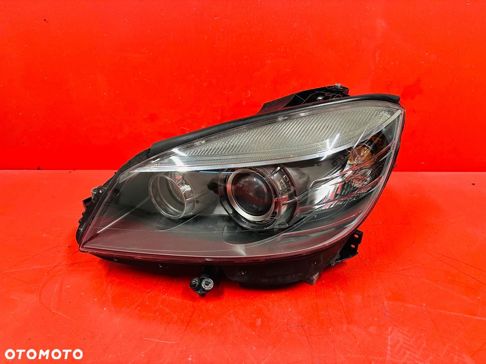 LAMPA LEWA MERCEDES W204  63 AMG BI XENON SKRĘTNA SZARA KOMPLETNA - 1