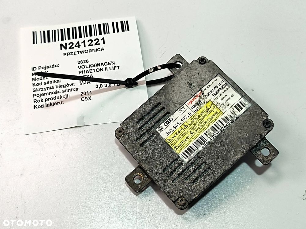 Przetwornica 8K0941597B  Volkswagen, Phaeton 2011 3.0 TDI - 1