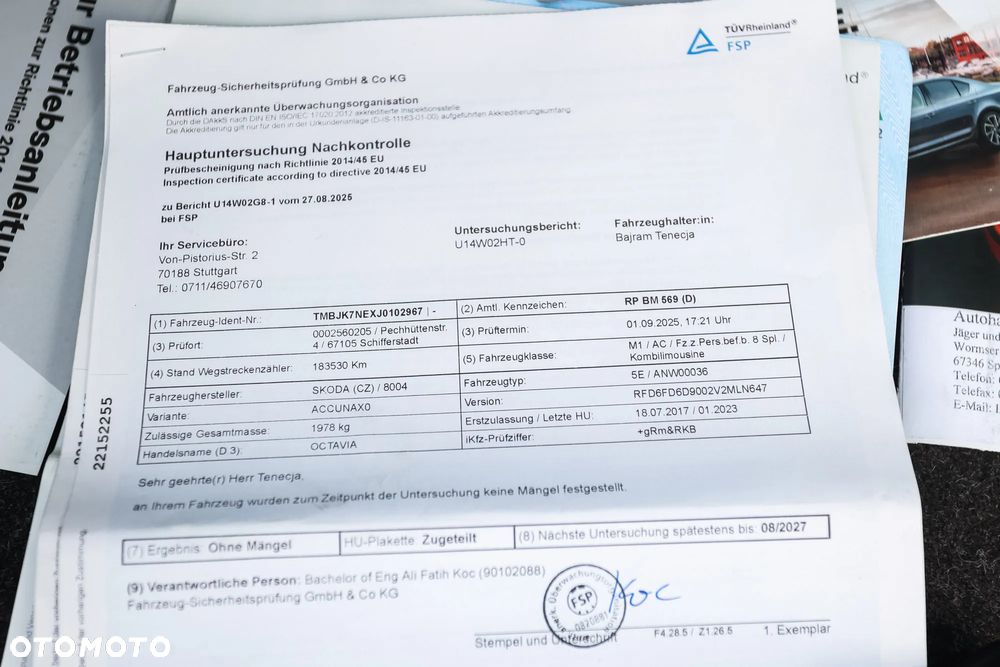 Skoda Octavia 2.0 TDI RS DSG - 36