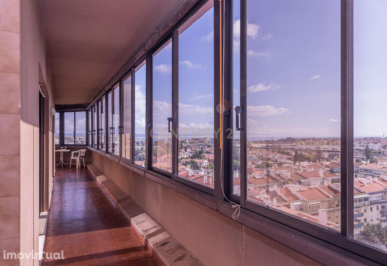 T3 amplo e luminoso com vista extraordinária de mar, com um lugar de e - Grande imagem: 2/31