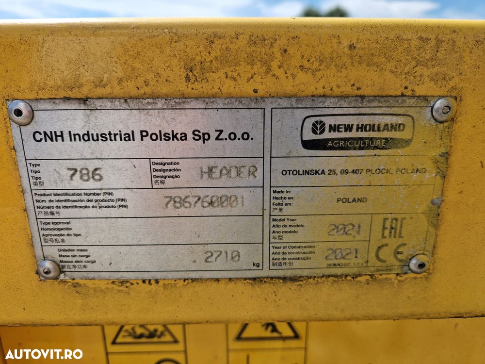 New Holland NH 980CR 8R 70 HEDER PORUMB - 27