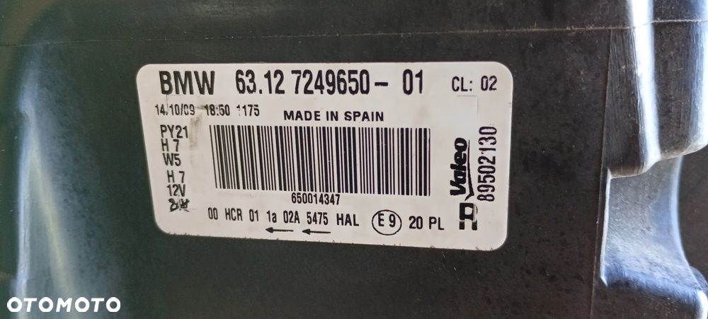 Lampa prawy przód przednia prawa BMW I E81 E87 LIFT 7249650 - 11
