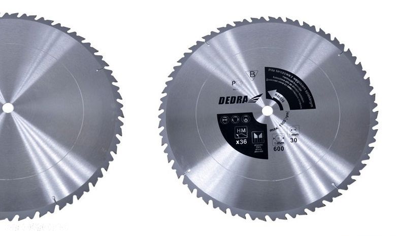 Piła tarczowa HM 400x30mm 36z DEDRA HL40036 - 5