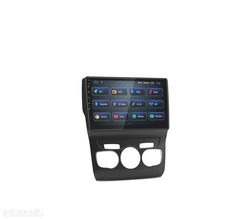 AUTO RÁDIO GPS ANDROID 12 CITROEN C4 SEDAN 10-18 TÁTIL - 5