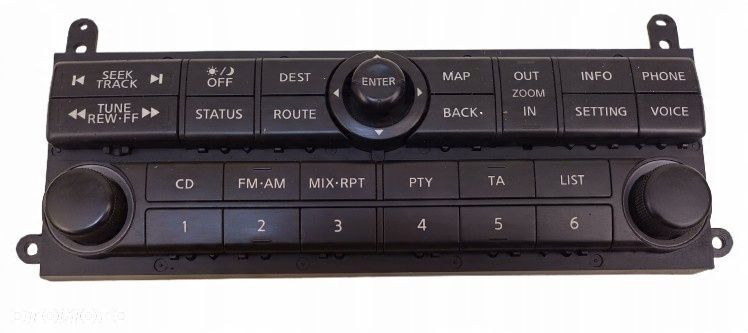NISSAN PATHFINDER R51 NAVARA PANEL STEROWANIA RADIA NAWIGACJI 28395-EP005 - 1
