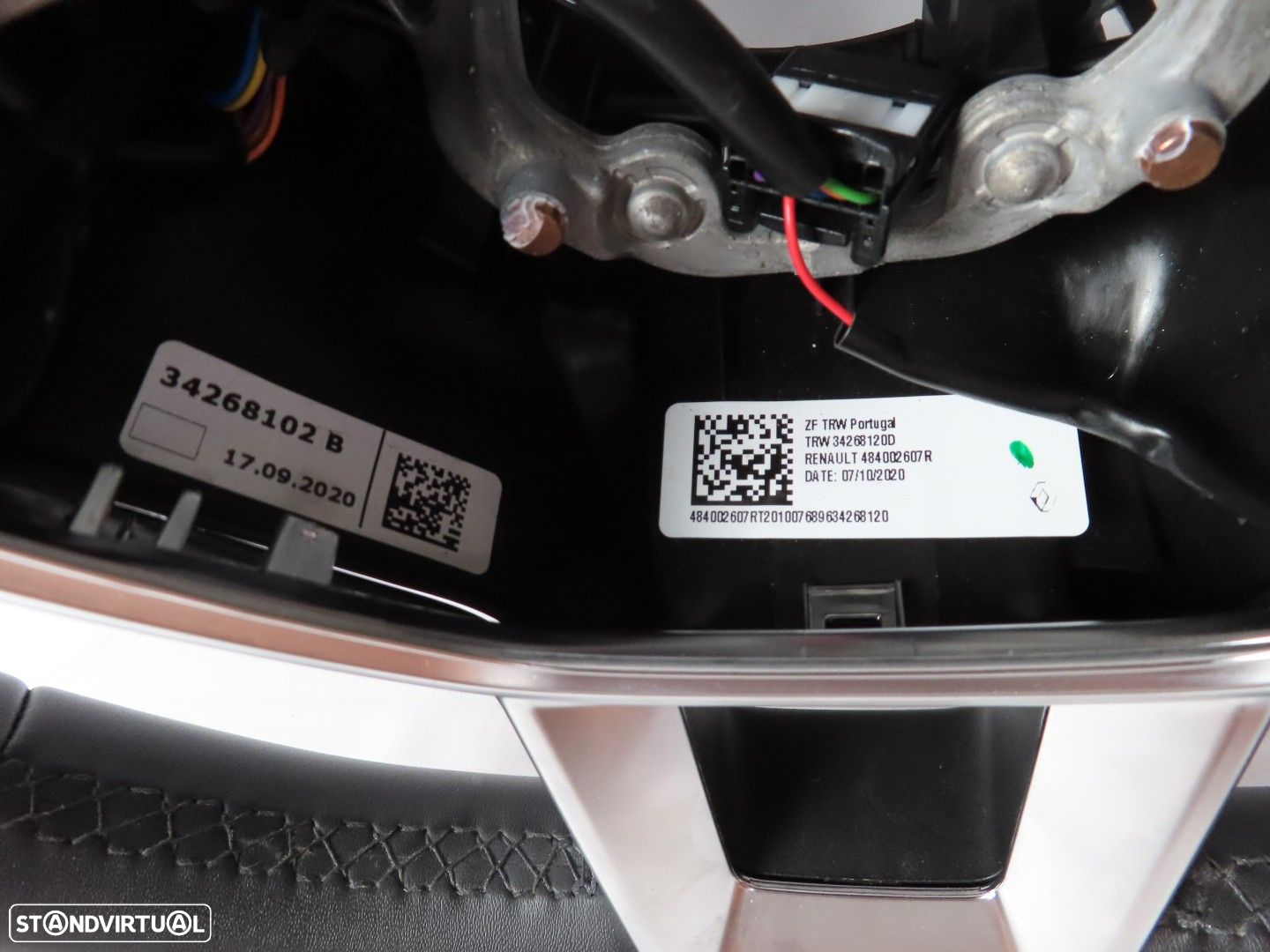 Volante com Multifunções Seminovo/ Original RENAULT ZOE (BFM_)/RENAULT CAPTUR (J... - 7