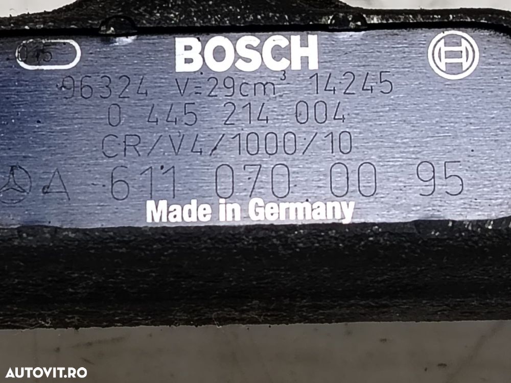 Rampa injectoare 2.2 cdi a6110700095 Mercedes-Benz Vito W638 [1996 - - 3