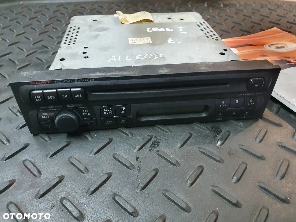 RADIO AURA CD2 SEAT LEON I TOLEDO II 1M0035186K + KOD  POSIADAM 2 SZT - 10