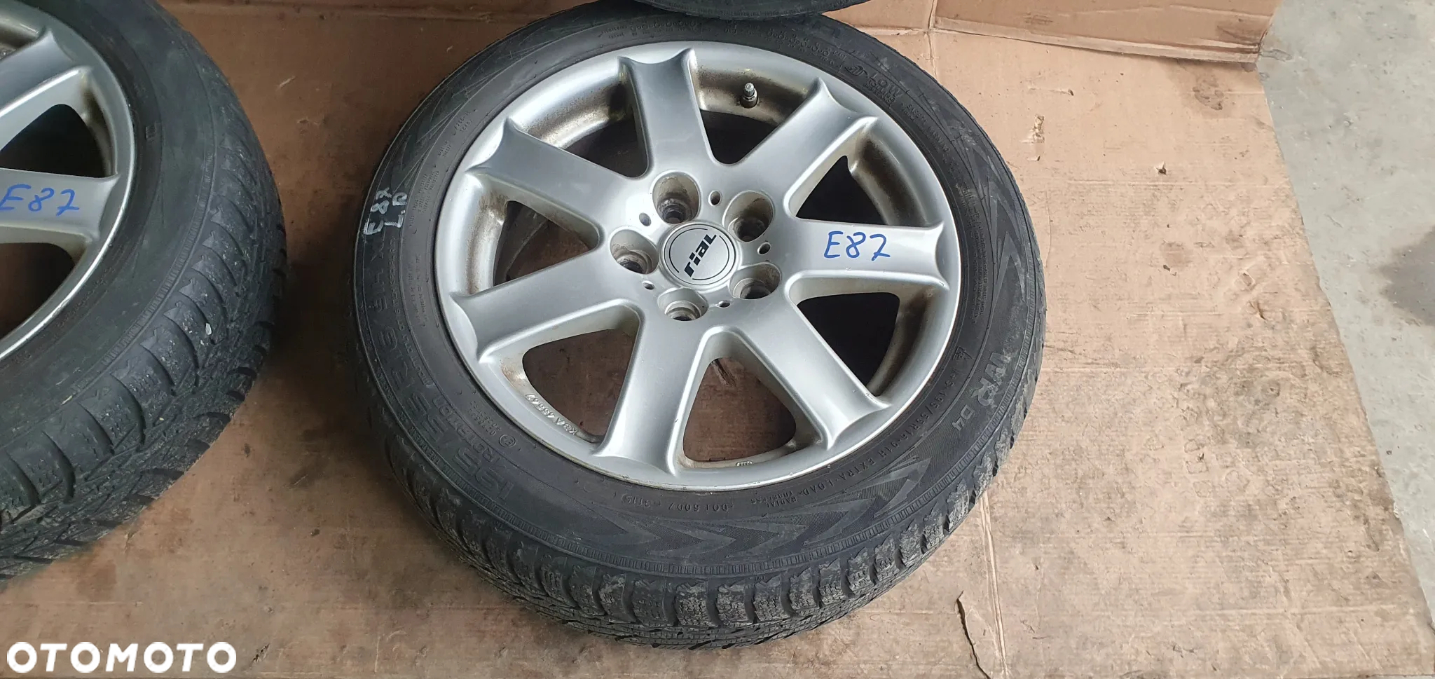 Alufelgi z oponami Rial Germany 5x120 16 7J ET44 195/55 R16 BMW KBA45567 - 5