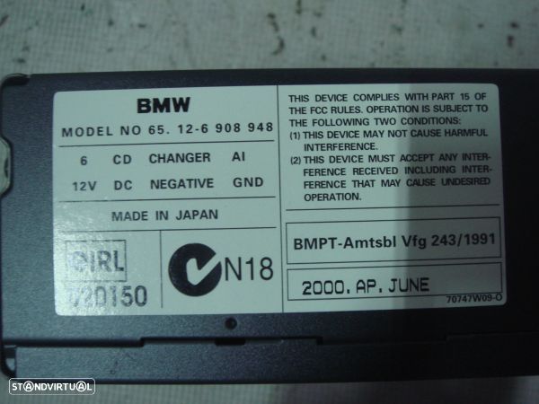 Leitor Cd Changer Bmw 3 (E46) - 3