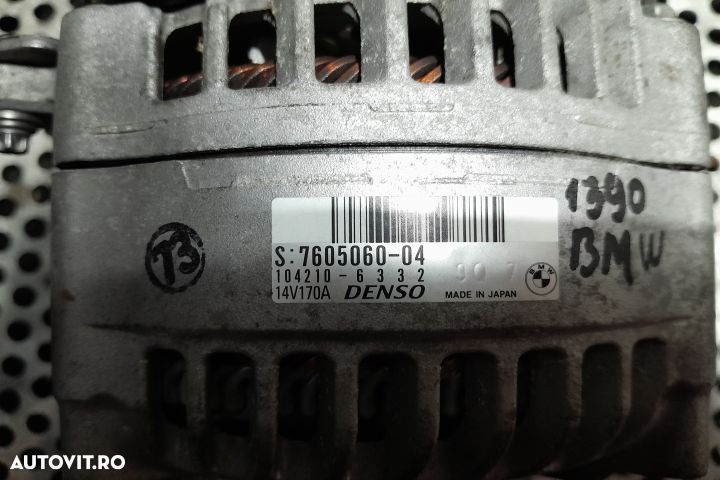 Alternator 7605060 / 104210-6332 7605060 / 104210-6332 BMW Seria 1 F2 - 5