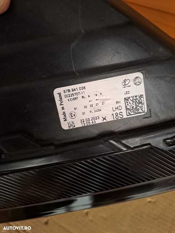 Far dreapta Skoda Karoq Facelift full led an 2022-2024 original - 8