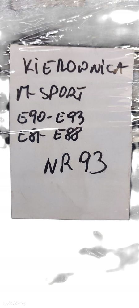 Bmw E90 E93 E92 E81 E87 Kierownica Skórzana M-Sport Multi Airbag Nr 93 - 9