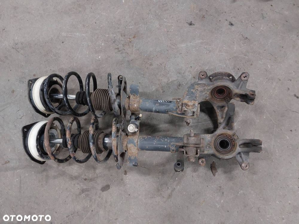 AMORTYZATOR SPRĘŻYNA ZWROTNICA LEWY + PRAWY PRZÓD SCENIC II 2.0 16V - 3