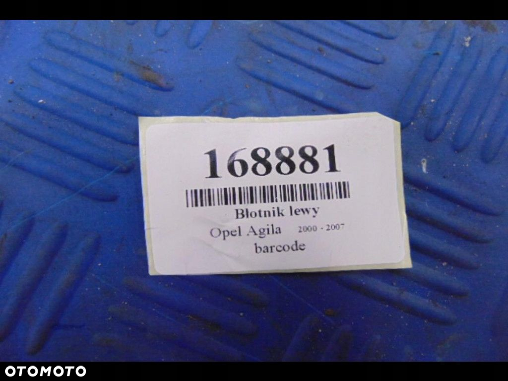 OPEL AGILA 1.2 16V BŁOTNIK LEWY - 7