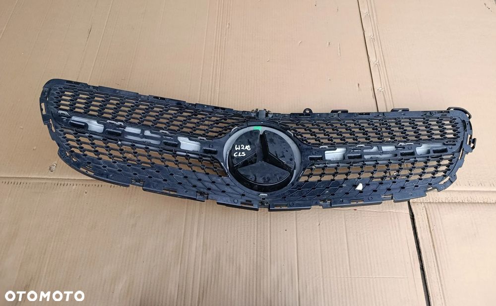 MERCEDES CLS C218 X218 GRILL ATRAPA ZDERZAKA PRZÓD A2188850600 A0008880060 - 5