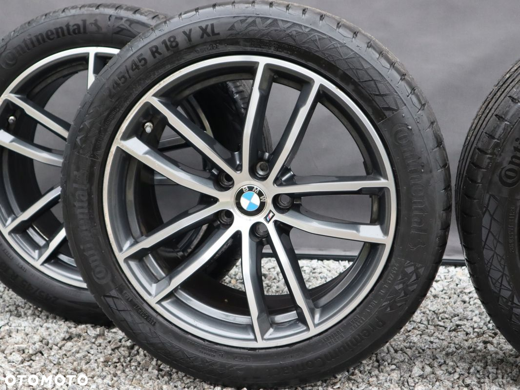 KOŁA FELGI ALUMINIOWE BMW G30 G31 SERIA 5 18 CALI WZ 662M OE SUPER STAN - 3