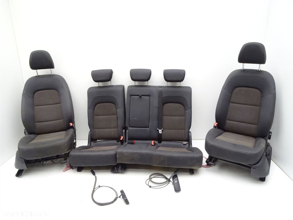 Komplet foteli fotel przód prawy lewy kanapa tył 8r0880242b audi q5 8r - 4