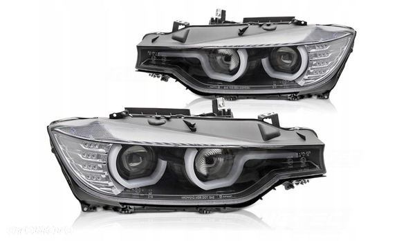 LAMPY REFLEKTORY BMW F30 F31 11-15 U-TYPE LED BLACK