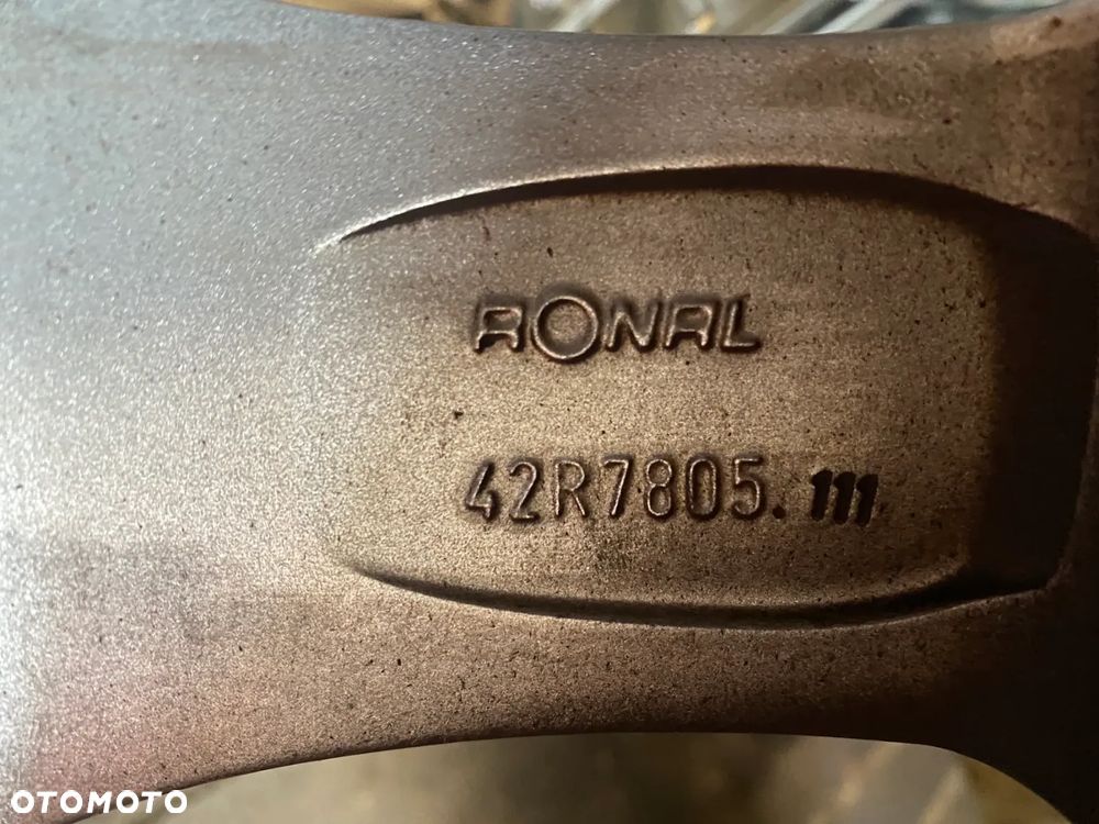 KOŁA KOŁO FELGA ALUMINIOWE ALUSY RONAL 8J 17" 5X120; 72,6mm ET35 OPONY HANKOOK 5,7mm BMW X1 X3 X5 3 SERIA 5 SERIA - 9