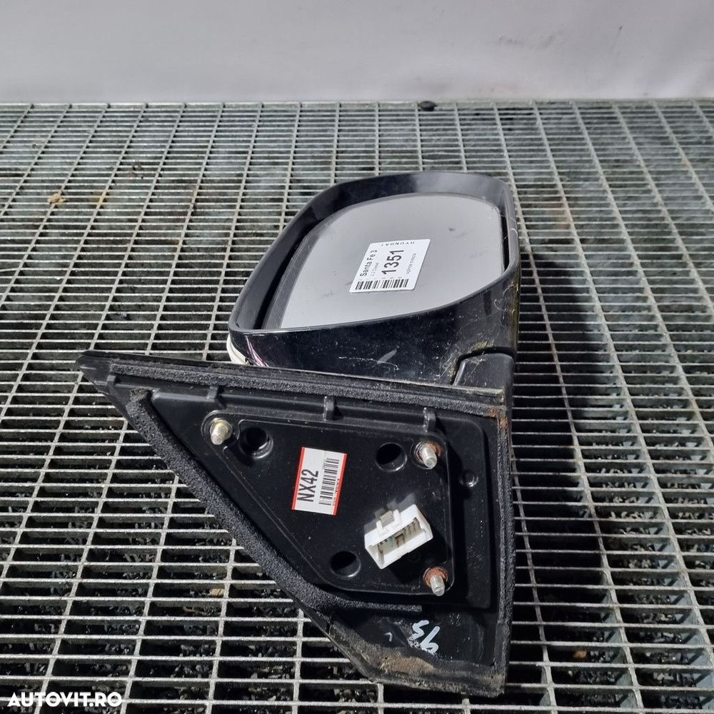 Oglinda dreapta Hyundai Santa Fe 3 2012 - 2016 4 Usi Creamy White NCW (1351) Fără ... - 4