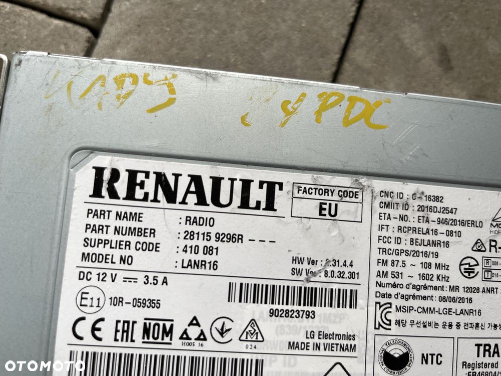 Radio (4) Renault Kadjar - 3