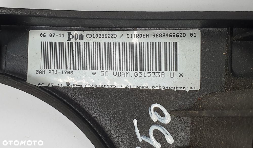PODUSZKA AIRBAG KOLANOWA CITROEN C5 III X7 EUROPA - 6