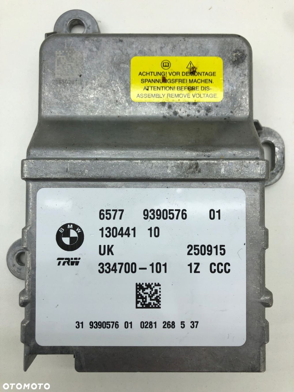 MINI F55 F56 MODŁ STEROWNIK AIRBAG 9390576 - 1