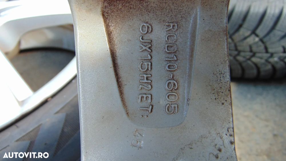 Jante Toyota KBA 46532 185/65/R15  6jx15h2et 45 an 2010 - 6