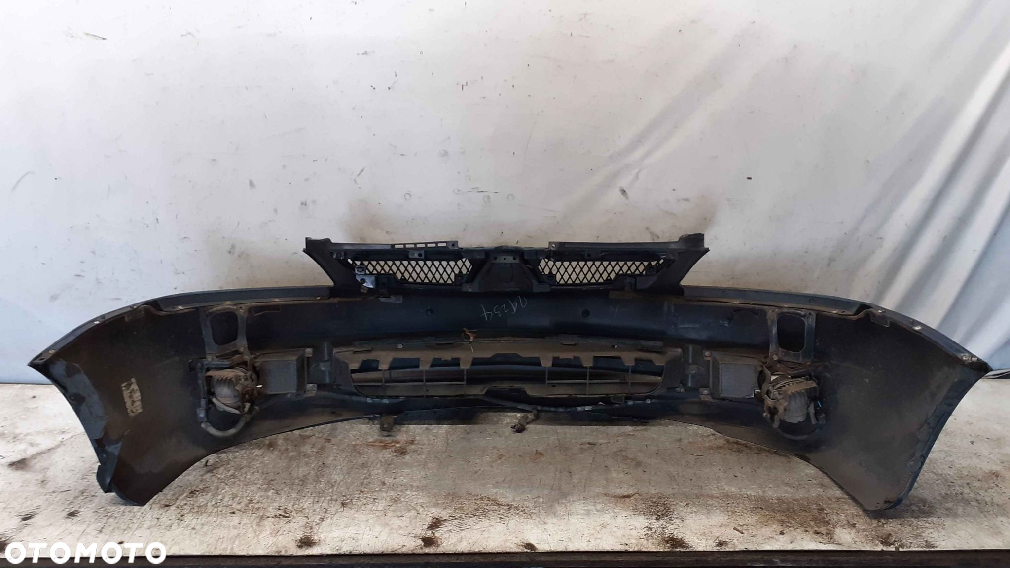 } ZDERZAK PRZÓD PRZEDNI MITSUBISHI LANCER 7 VII ZIELONY HALOGENY - 5