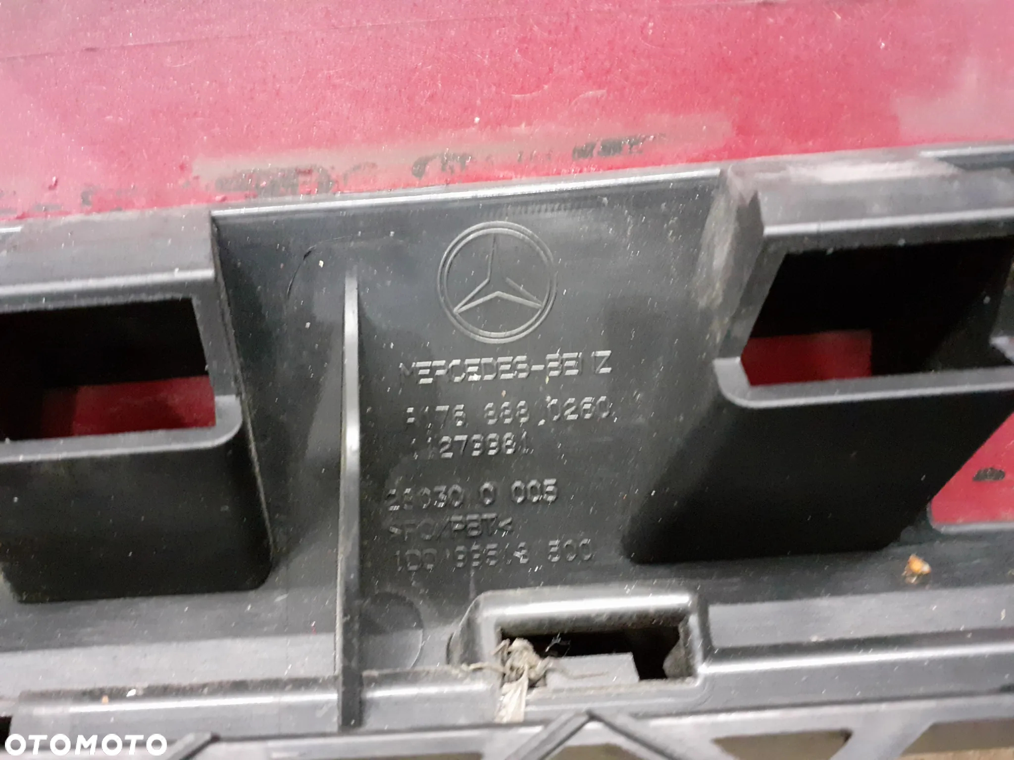 ZDERZAK PRZEDNI PRZÓD GRILL ATRAPA MERCEDES A-KLASA W176 2012-2016R - 9