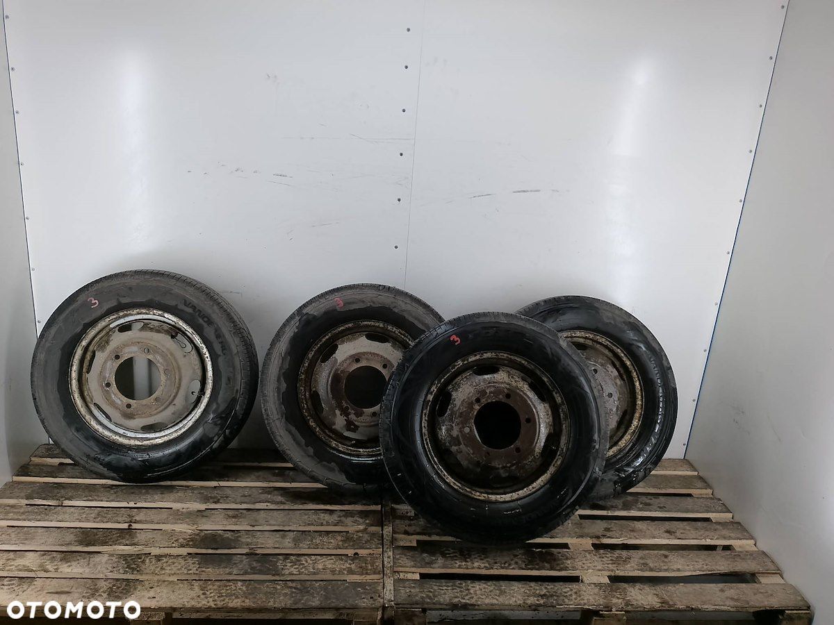 FELGI STALOWE KOMPLET 16 6x180 Z OPONAMI 195/75R16C FORD TRANSIT MK6 - 1
