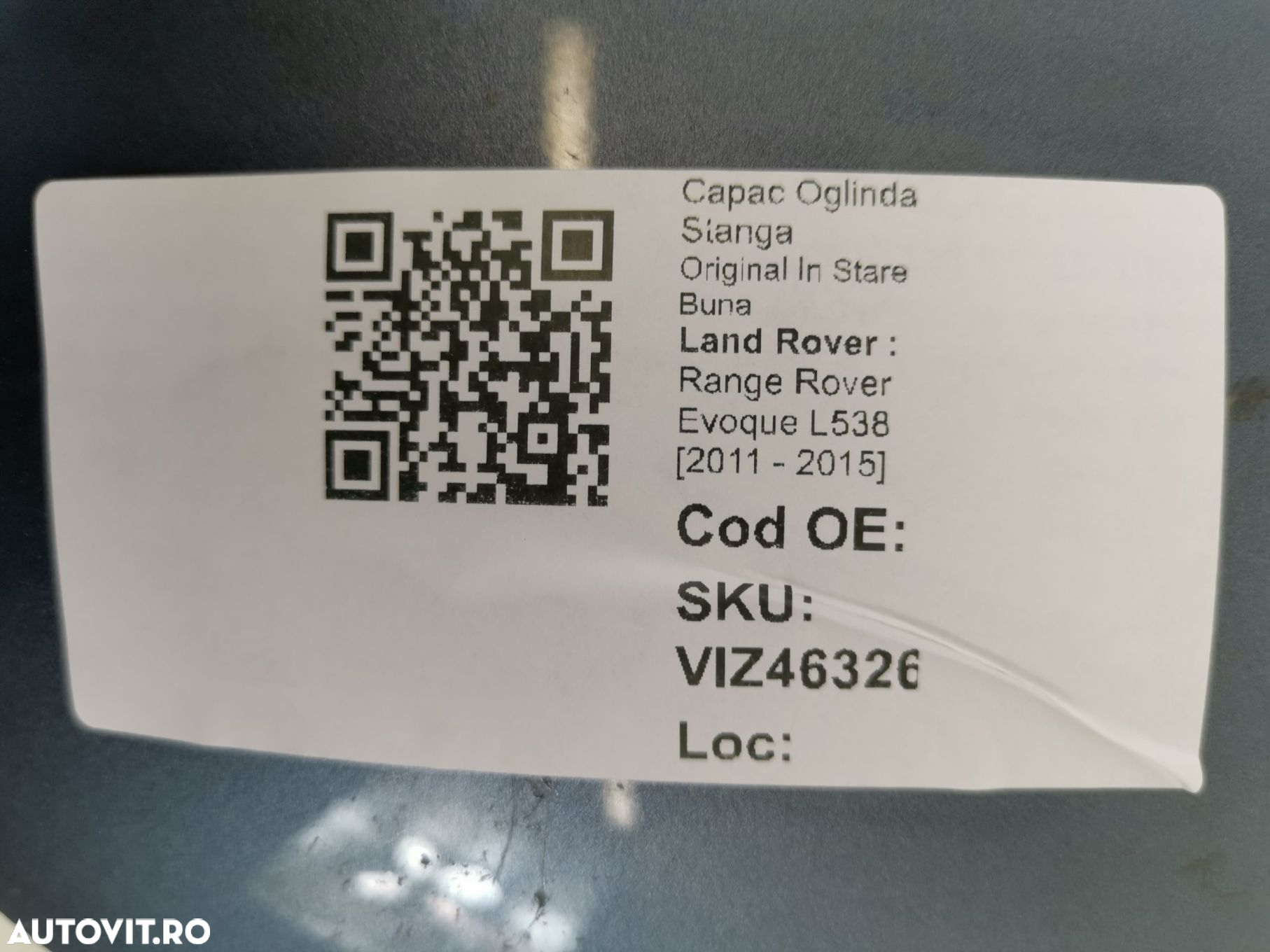 Capac Oglinda Stanga Land Rover  Range Rover Evoque L538 [2011 - 2015] - 4