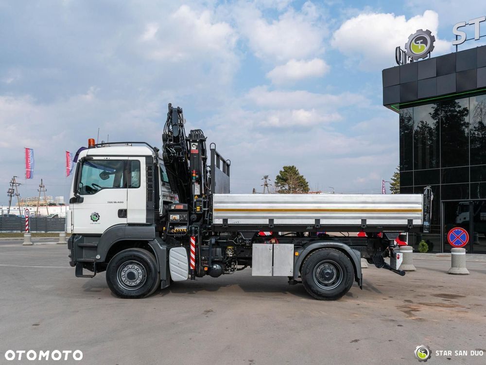 MAN TGS 18.400 4x4 HIAB 144 E-5 Hipro HDS  Żuraw Fly Jib Wywrotka - 13