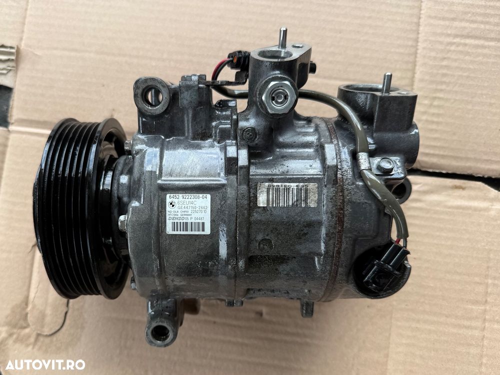 Compresor Clima / Aer Condiționat Original BMW Seria 1 (F20, F21) / Seria 3 (F30, F31) – Cod 64529222308 Ac freon 9222308-04 - 1