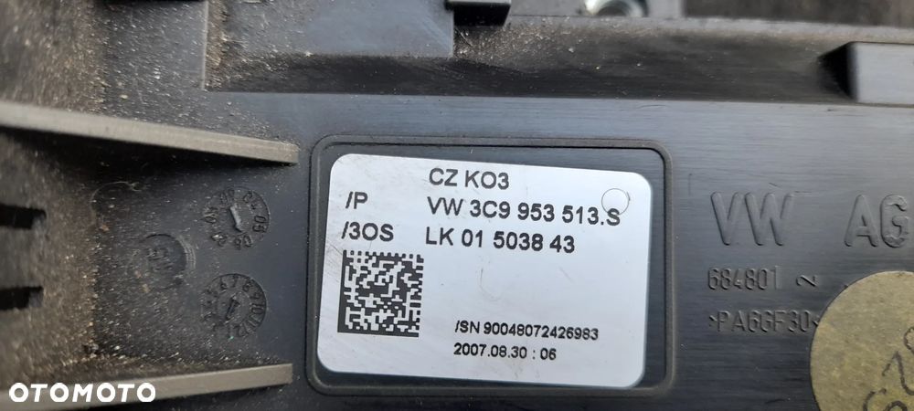 Przełącznik zespolony pod kierownicę Pająk Taśma zwijak   Vw Passat b6 b7 kombi  3c9953507be 3c0953549j 3c0959653b 3c9953513.s - 6