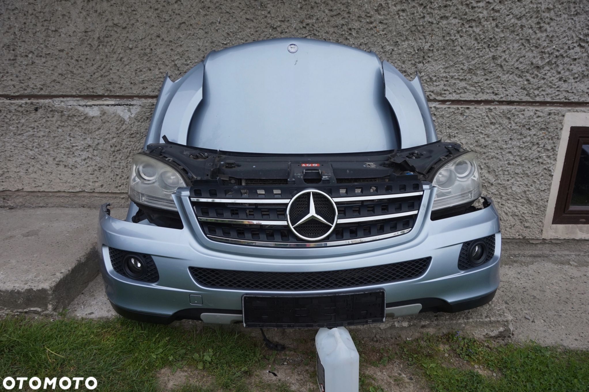 ZDERZAK MASKA LAMPA KOMPLETNY PRZÓD MERCEDES W164 - 1