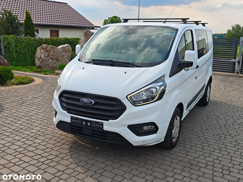 Ford Custom Doka Brygadówka Klima 6 miejsc Hak Bezwypadkowy - 6