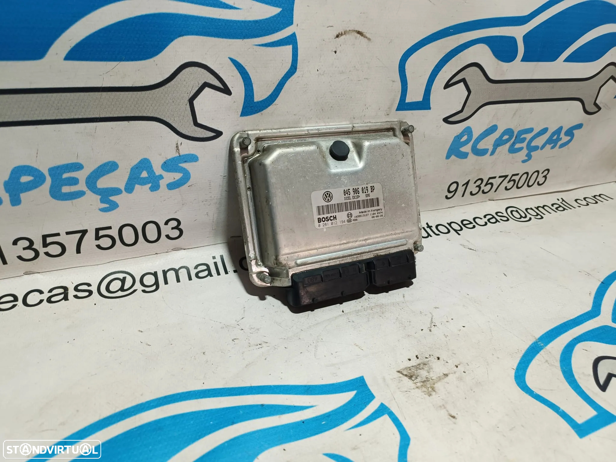 CENTRALINA ECU MOTOR BOSCH 045906019BP 0281012194 VW VOLKSWAGEN POLO 9N3 1.4 TDI 70CV BNMVAG SEAT IBIZA 6L 1.4TDI 70CV - 4