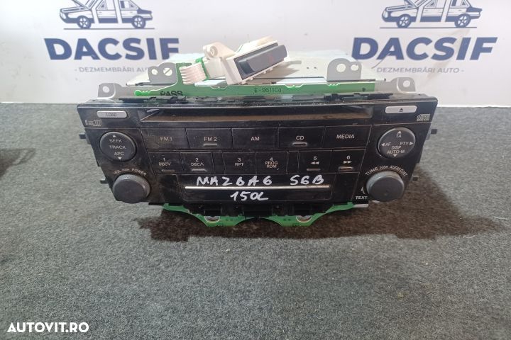Radio cd GP9E66DSX Mazda 6 GG [facelift] [2005 - 2007] wagon 2.0 MZR- - 1